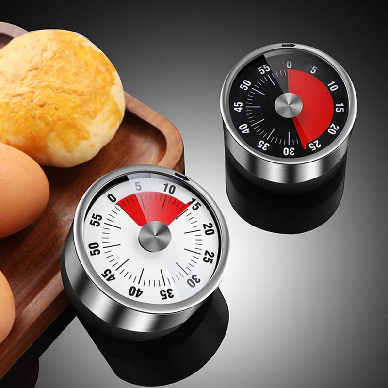 ZeitMeister Stainless Steel Kitchen Timer — 60-Minute Dial
