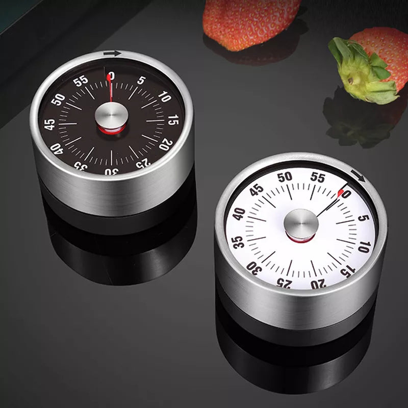 ZeitMeister Stainless Steel Kitchen Timer — 60-Minute Dial