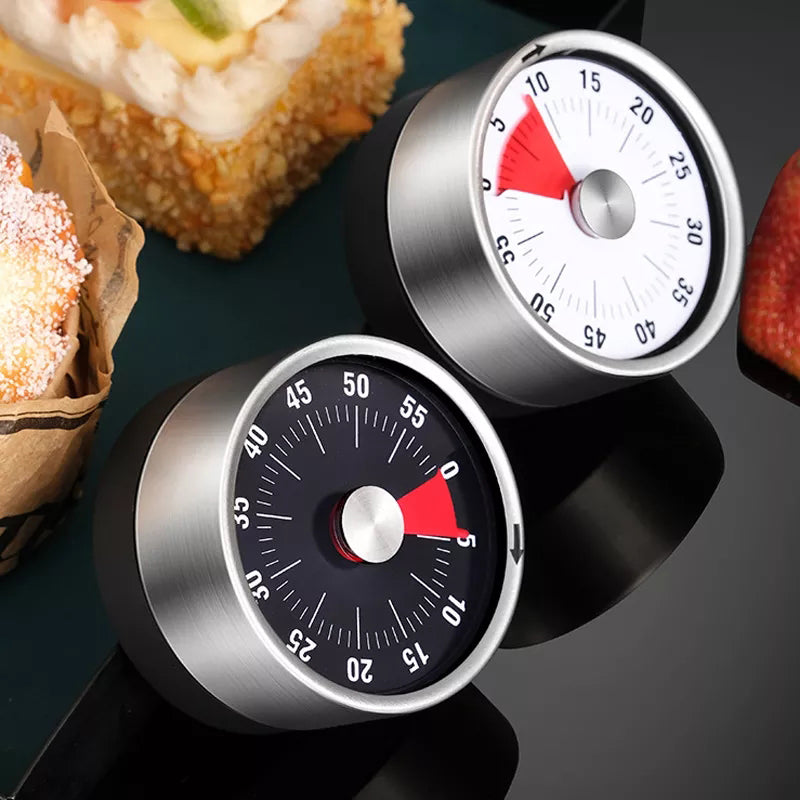 ZeitMeister Stainless Steel Kitchen Timer — 60-Minute Dial