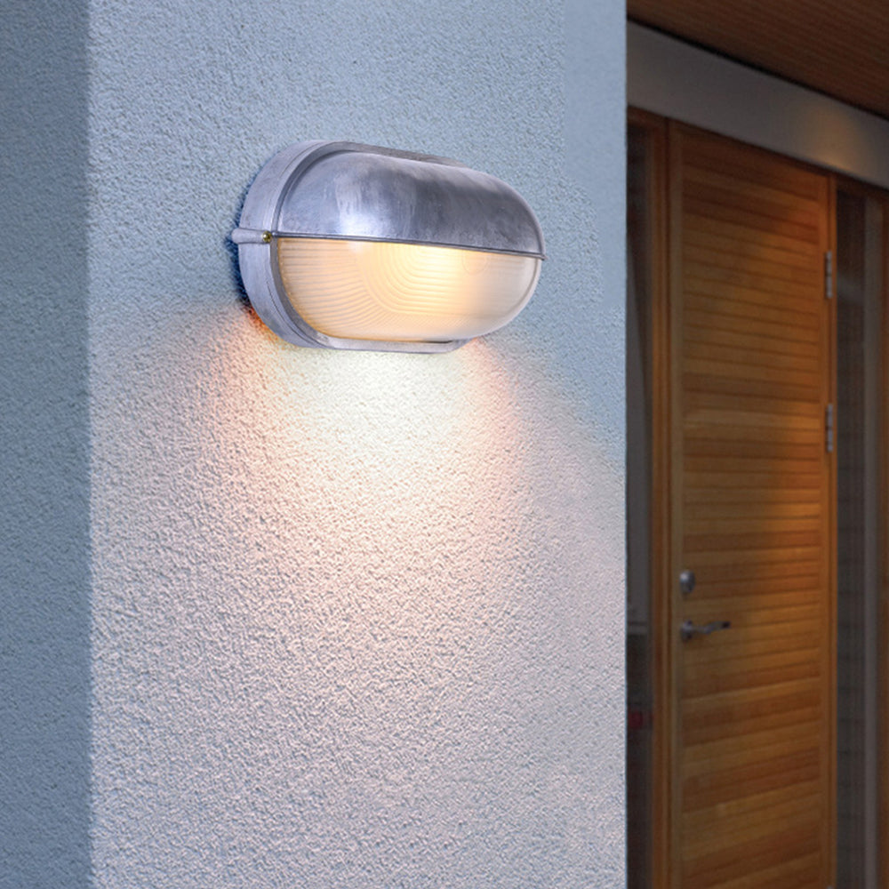 Vorn Modern Round/Ellipse Outdoor Waterproof Wall Lamp. 2 Colors | ventumra