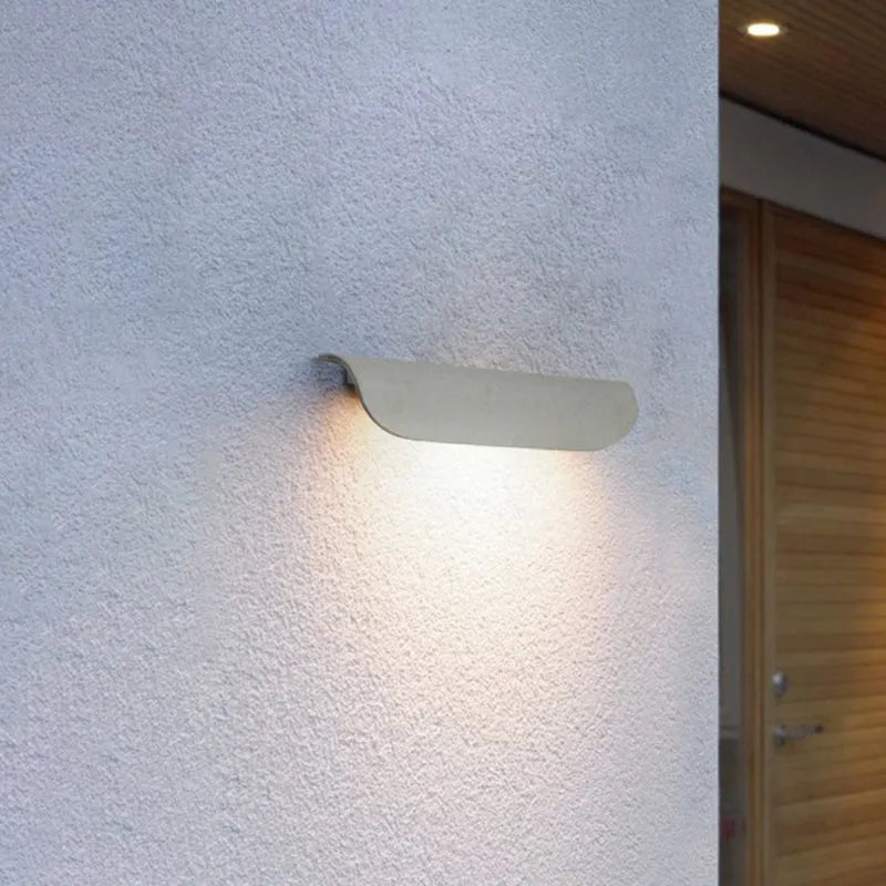 Ray Modern Outdoor Wall Lighting, Waterproof, Curved | ventumra