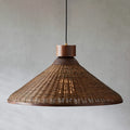 Silva Retro Design LED Pendant Light Rattan Living Room/Restaurant/Hotel | ventumra