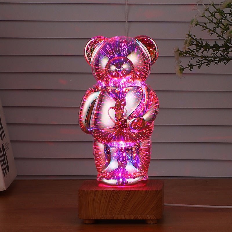 CuddleSpark Bear Glow Lamp for Kids' Rooms and Naps