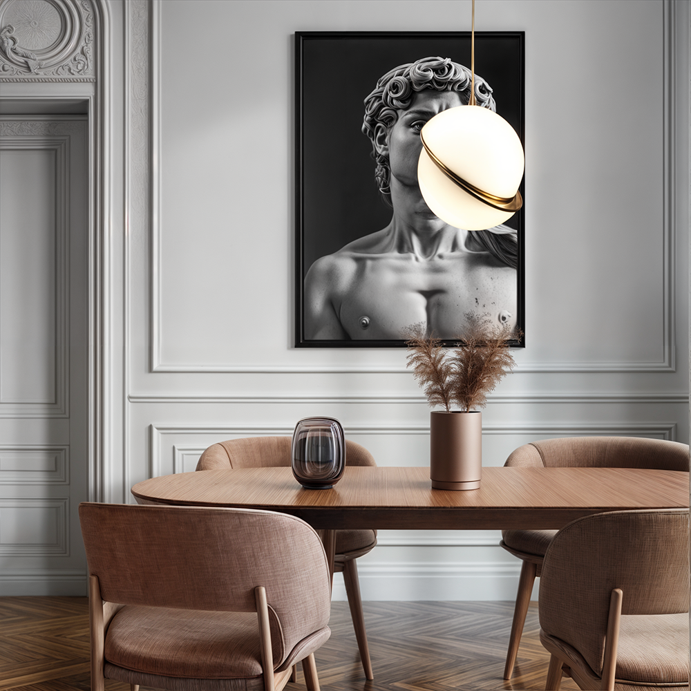 Celestial Planet Pendant Light Modern Iron Ceiling Fixture