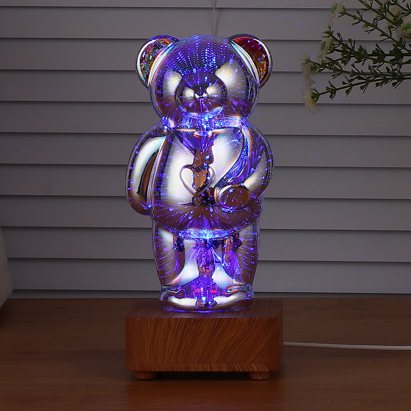 CuddleSpark Bear Glow Lamp for Kids' Rooms and Naps