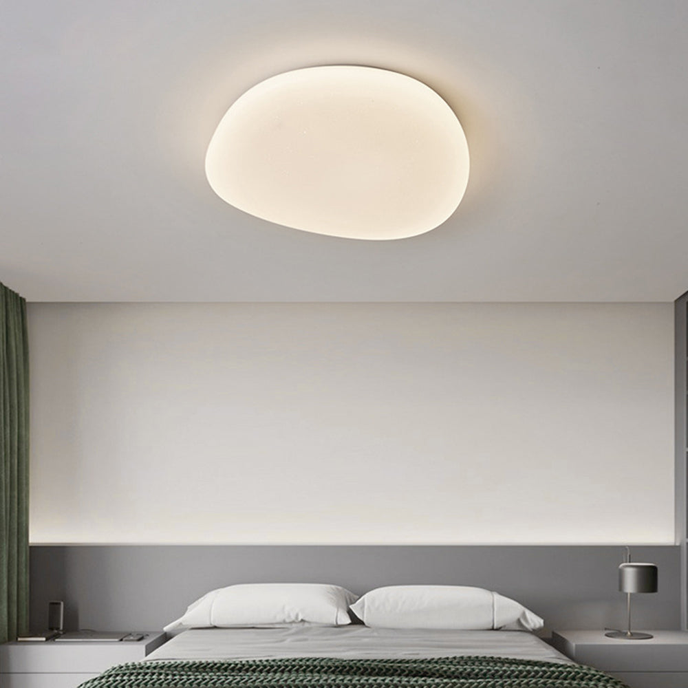 Sayu Flush Mount Ceiling Light, Pebbles Shape | ventumra