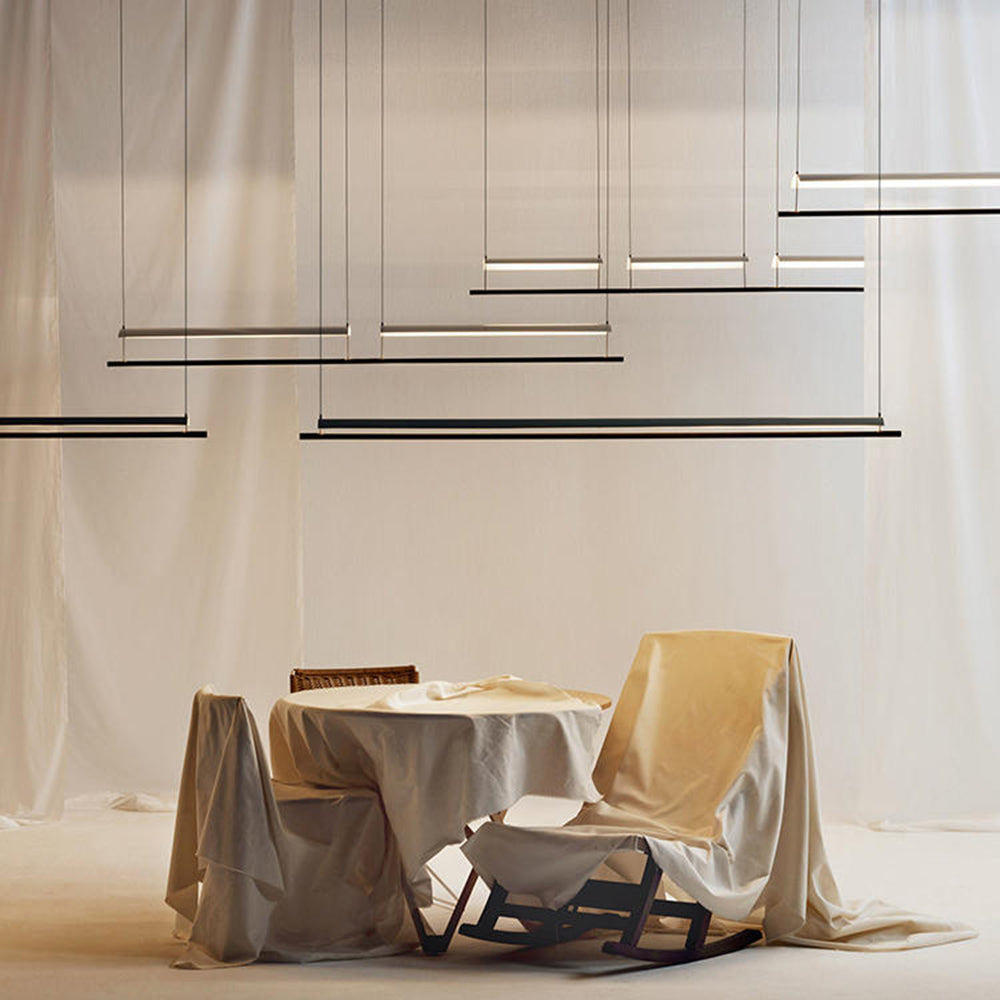 Arisha Minimalist Linear Metal Pendant Light | ventumra