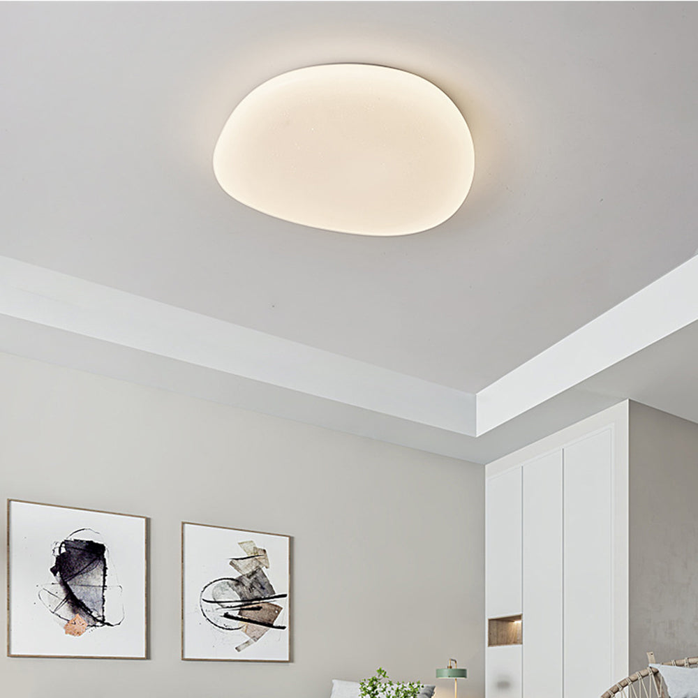 Sayu Flush Mount Ceiling Light, Pebbles Shape - Neutralighting