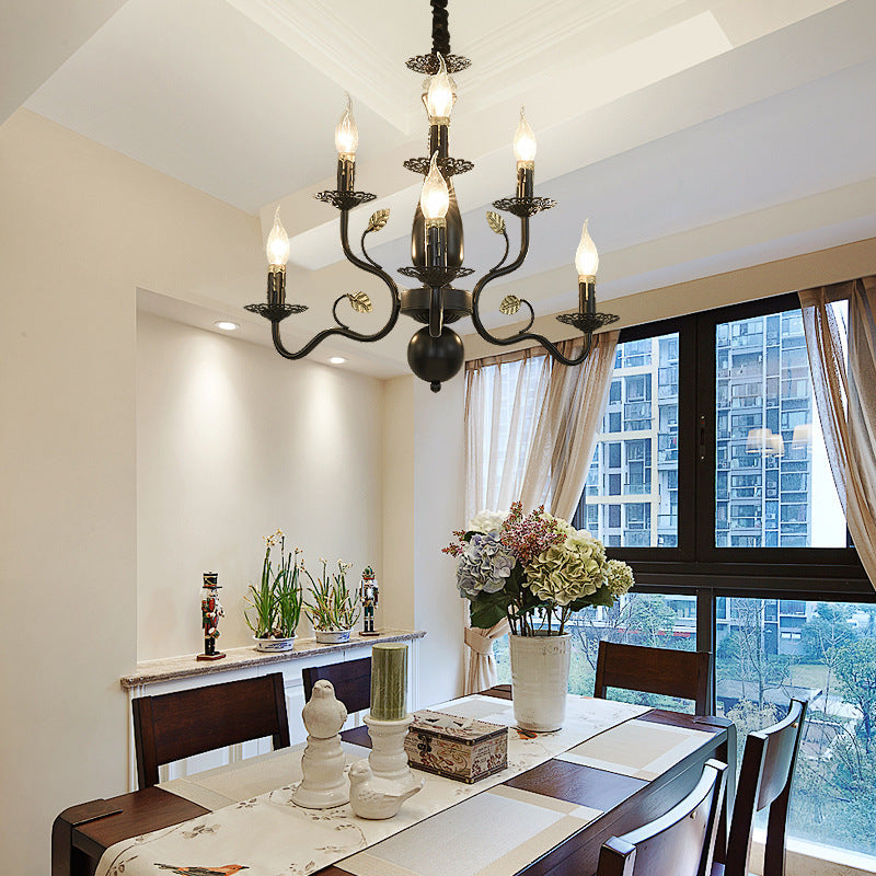 Silva Chandelier  Rustic Glass Living Room Bedroom | ventumra