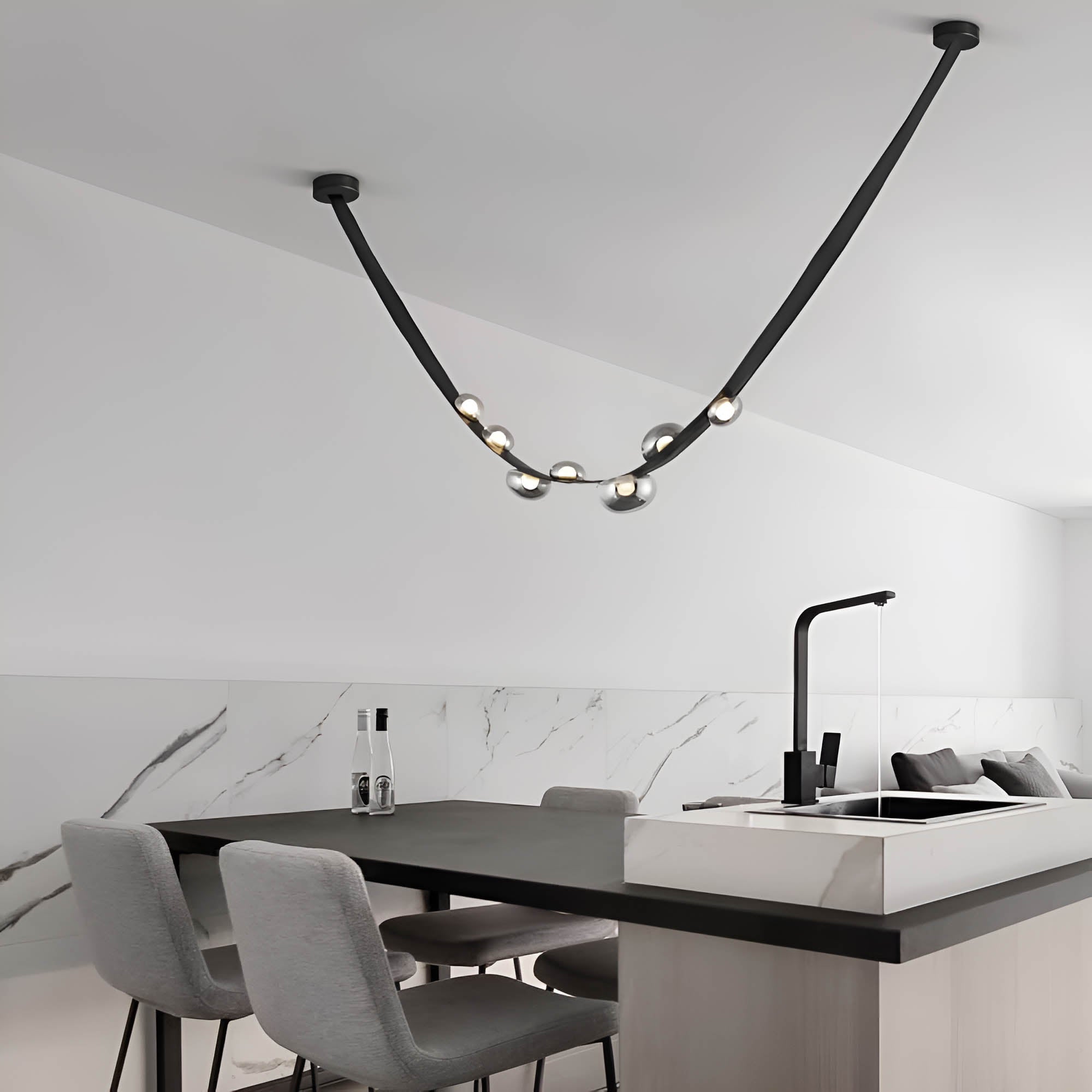 Astra Orbit Pendant Light Elegant Ceiling Fixture Lighting