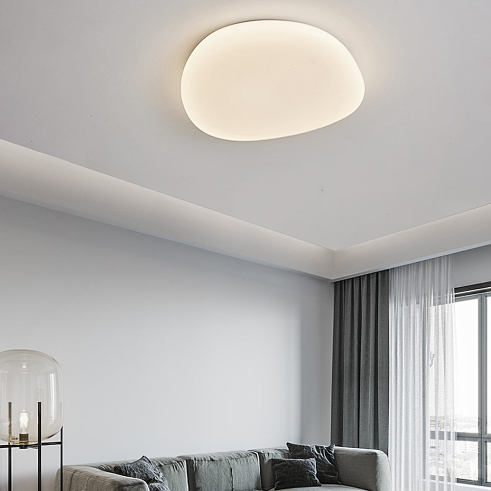 Sayu Flush Mount Ceiling Light, Pebbles Shape - Neutralighting