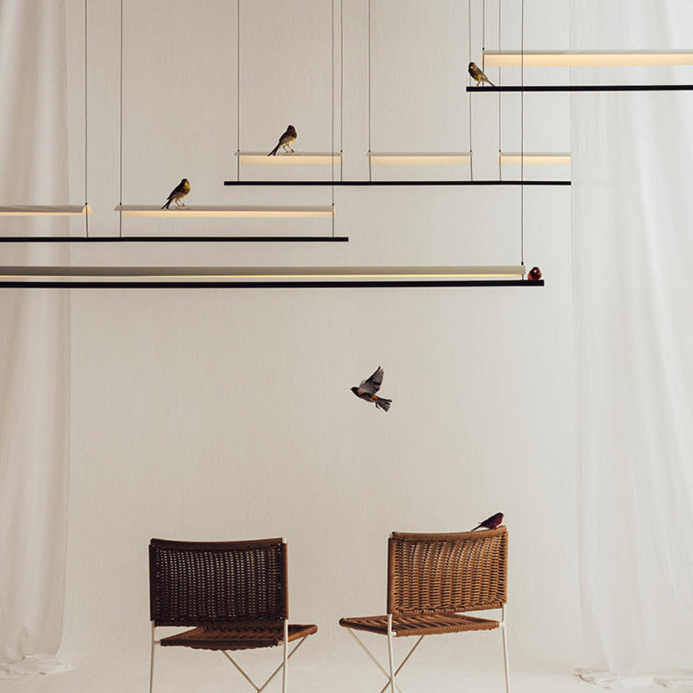 Arisha Minimalist Linear Metal Pendant Light | ventumra