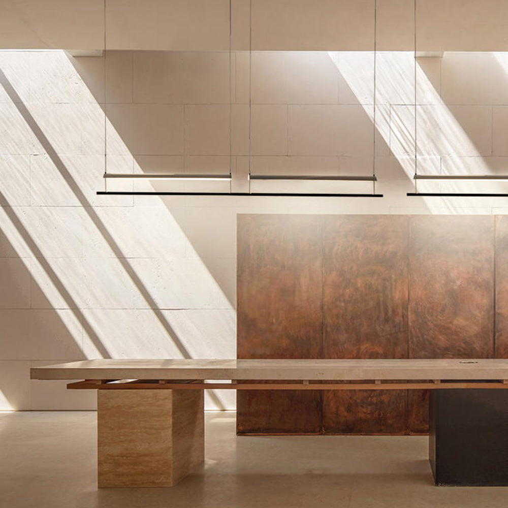 Arisha Minimalist Linear Metal Pendant Light | ventumra