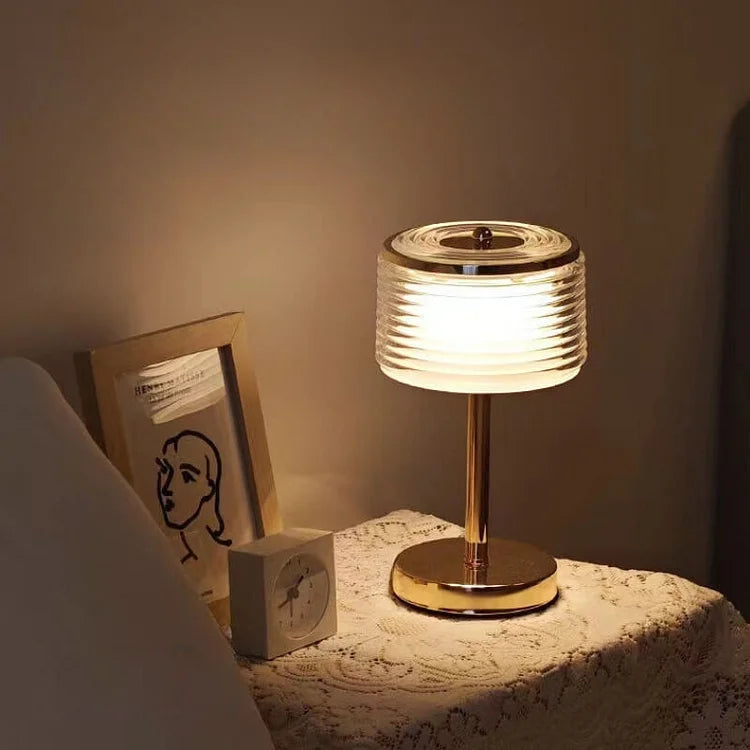 Aurelle | Layered Ring-Shaped Lamp With Halo Glow For Home