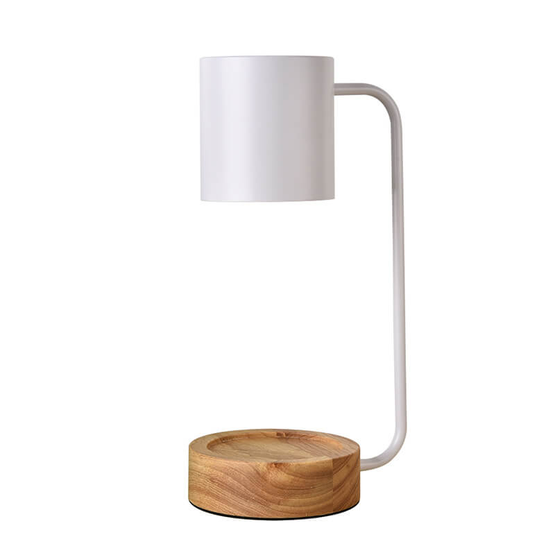 Lampa stołowa z drewnianą podstawą Akari | Ventumra