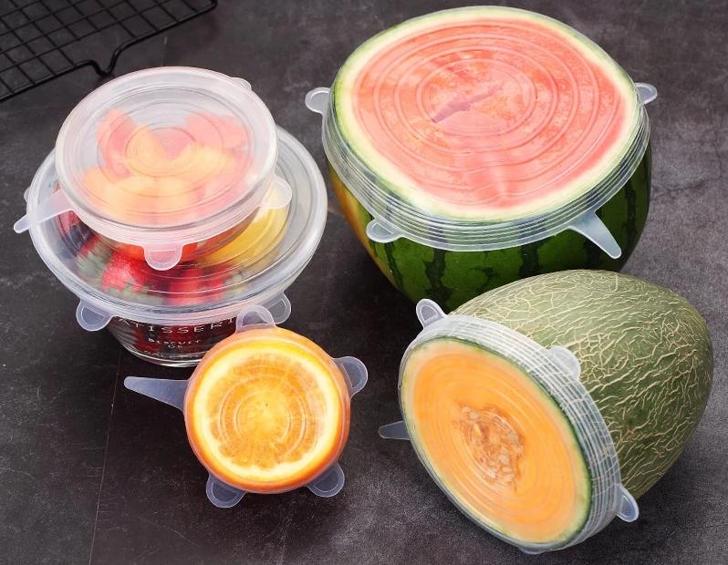 FlexiCover SmartSeal — 6 Reusable Silicone Food Lids