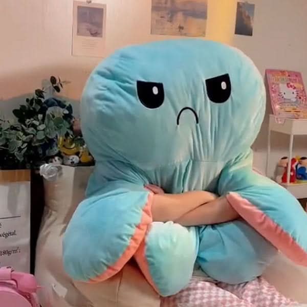 Plyšová chobotnice Snuggle Octo — mazlivé plyšové zvířátko