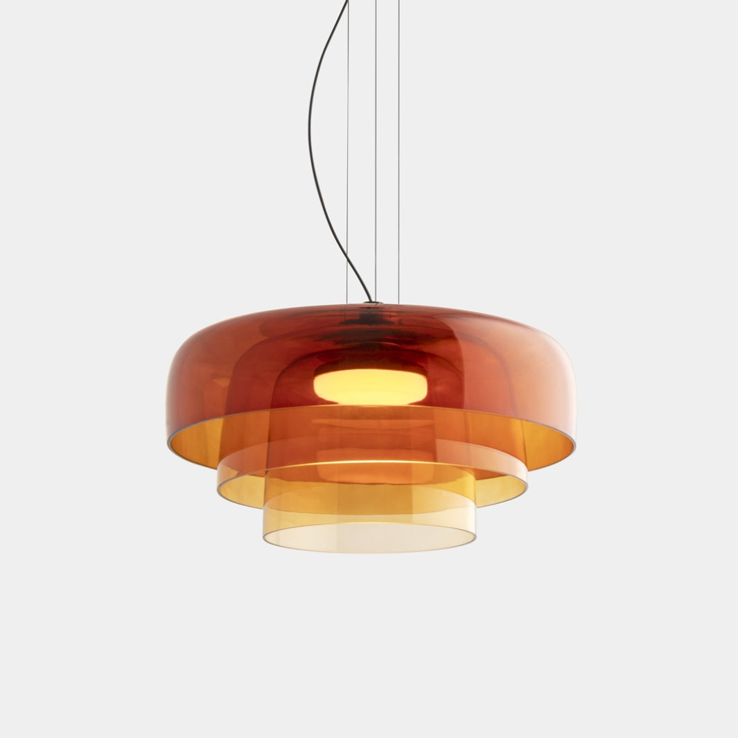 Vespero Glass Ceiling Lamp — Medieval Recessed Style