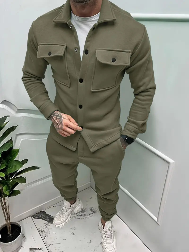 Cool Men's Set With Jacket And Trousers - Daan | ventumra