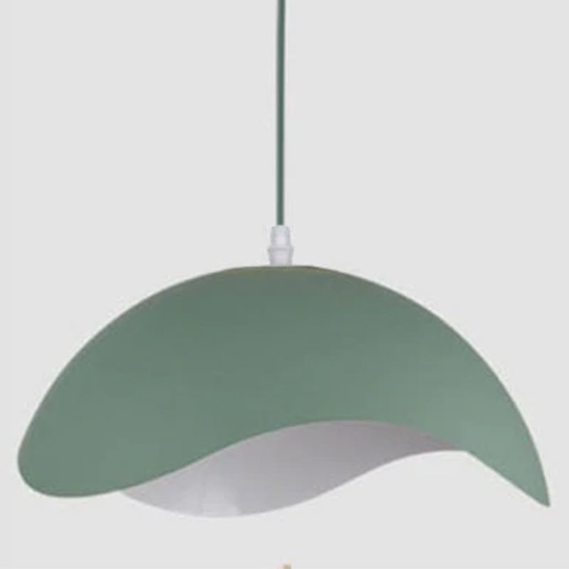 Valentina Colorful Shade Single Pendant Lights, Wood & Metal | ventumra