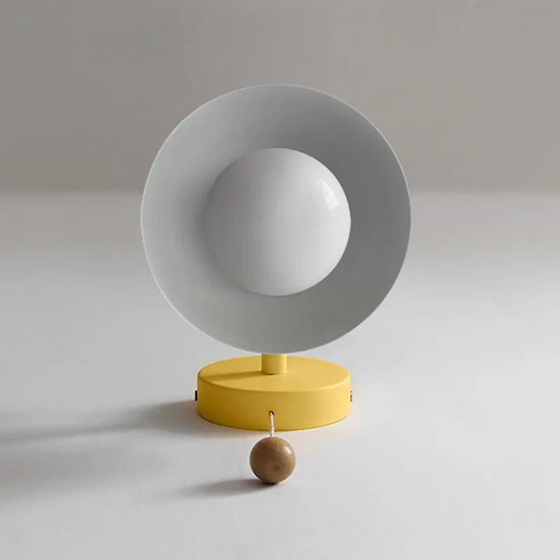 Valentina Modern LED Wall Lamp Metal Glass Bedroom White/Yellow/Pink/Green | ventumra