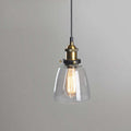 June Industrial Glass Pendant Light Clear/Amber/Smoke Grey | ventumra
