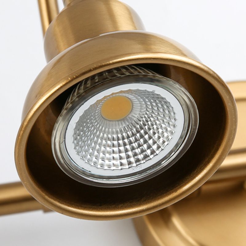 Tiffany Vintage Round Arc Vanity Wall Lamp, Gold, Bedroom | ventumra