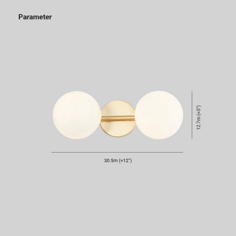 Valentina Modern Dome Metal Bathroom & Vanity Wall Lamps, Multicolor | ventumra