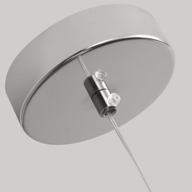 Valentina Modern LED Pendant Light Chrome Metal Dining Room/Bedroom | ventumra