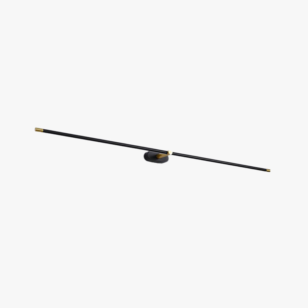 Ivox Minimalist Linear Wall Lamp Gold&Black - Neutralighting