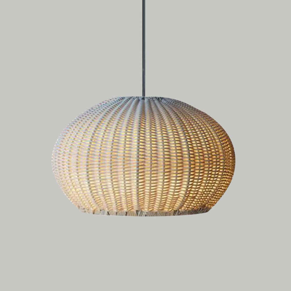 Ray Modern Lantern Pendant Light, Metal/, Beige/Coffee | ventumra