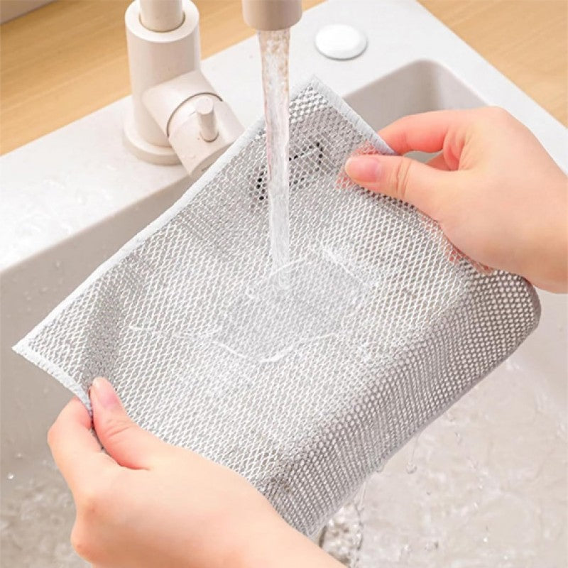 Panni per la pulizia dei piatti CleanWave, confezione da 5 - assorbenti e resistenti