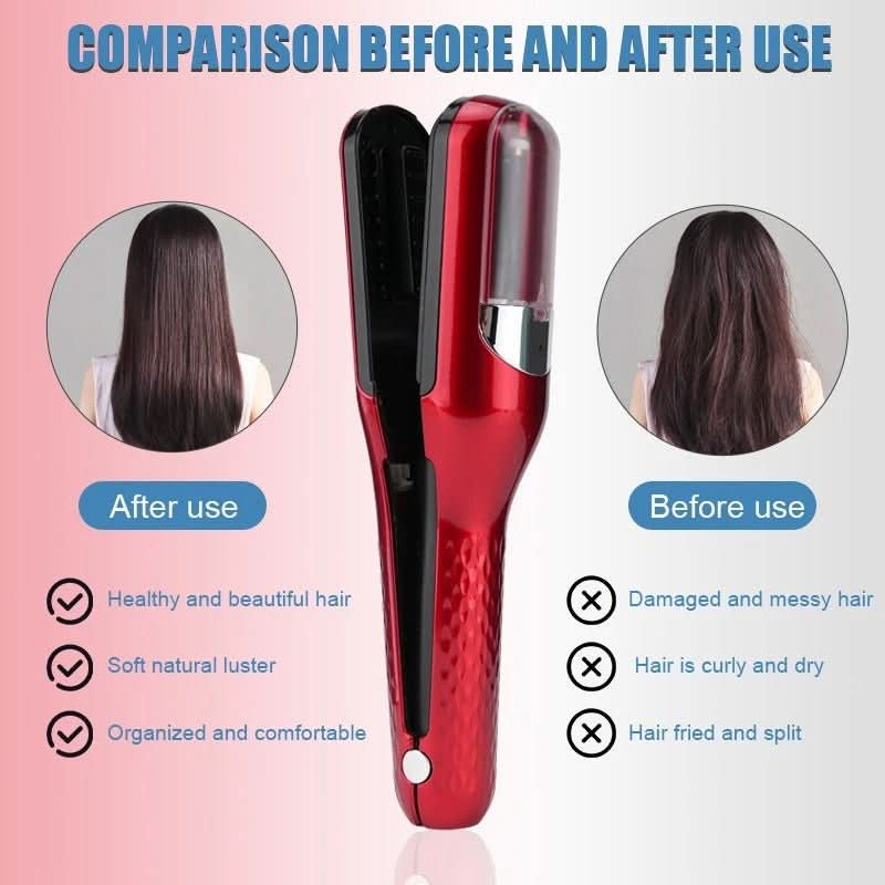 NexaHair Precision Hair Clippers — Rechargeable Split End Trimmer, Lightweight