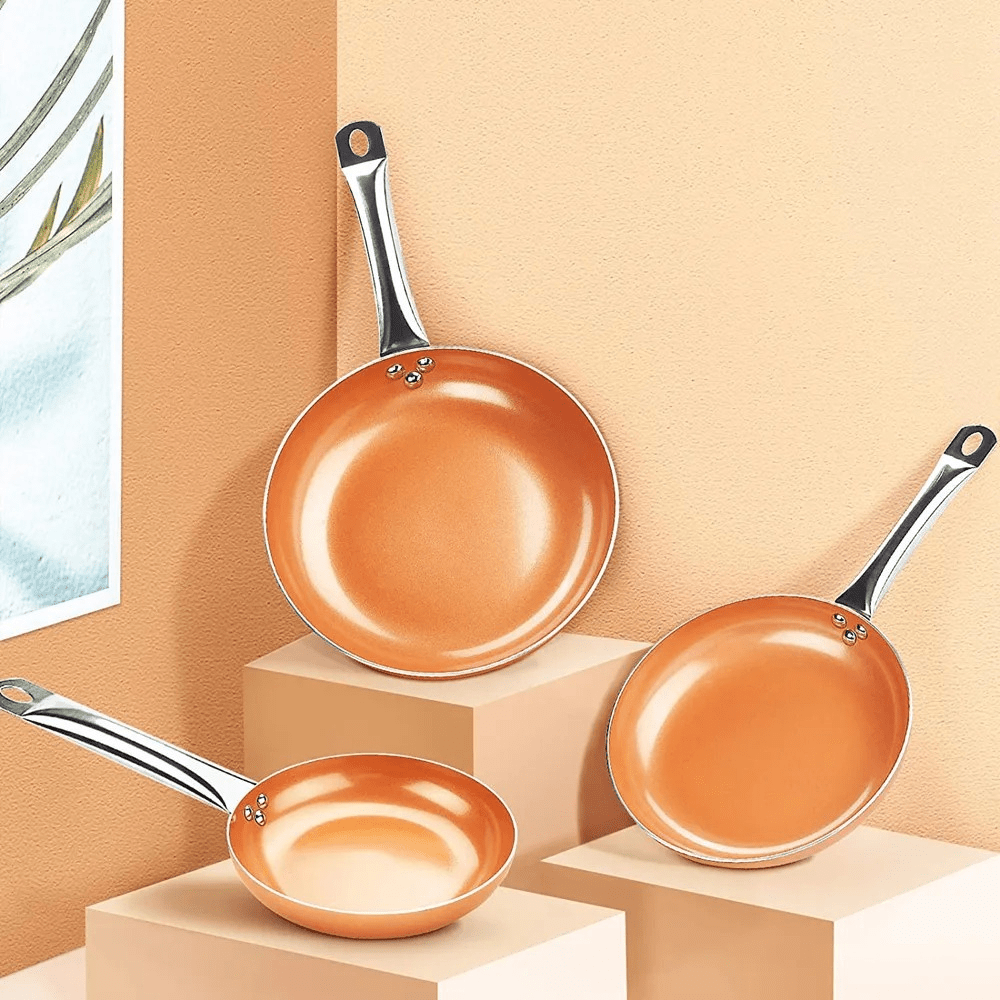 Frigideira CopperCraft Pro — Revestimento antiaderente, distribuição uniforme do calor
