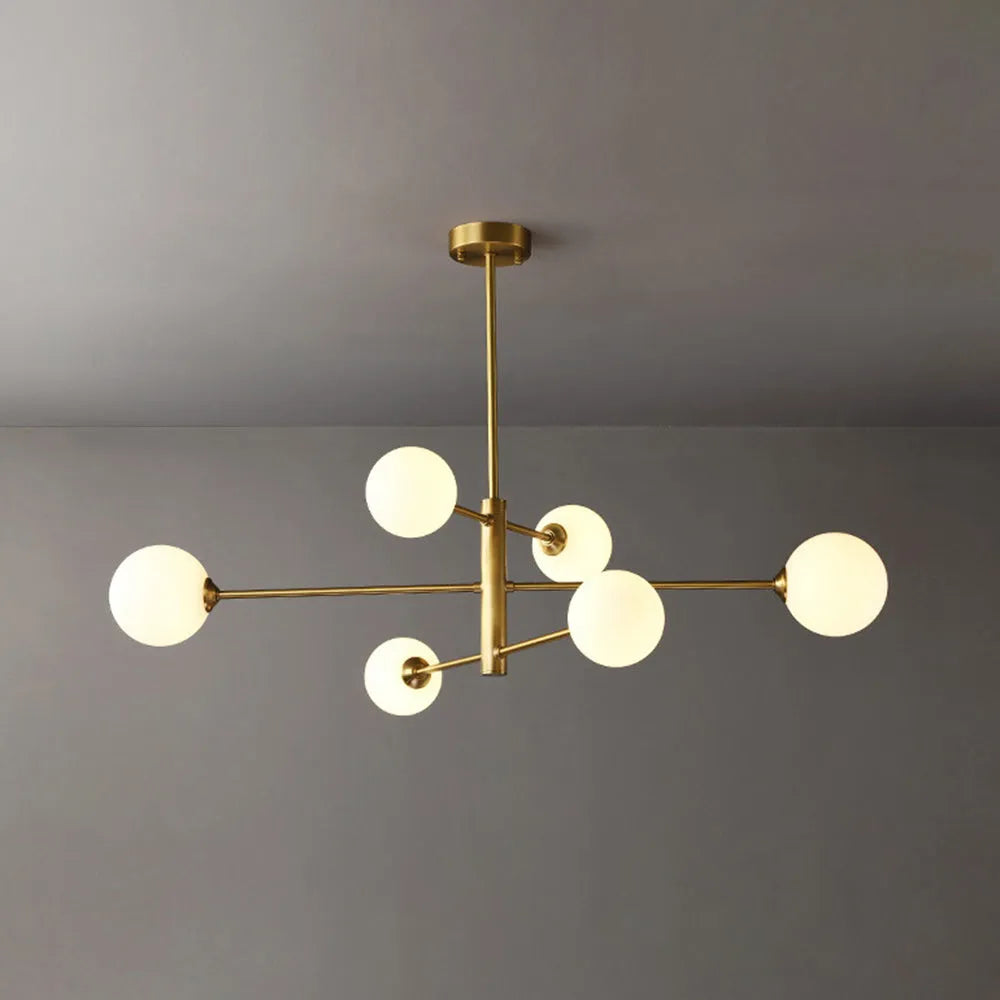 Valentina Modern Glass Shade Pendant Light, Copper/Black | ventumra