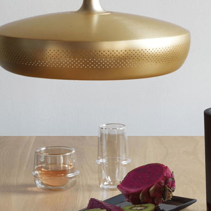 Ardell Nordic Art Pendant Light With White Metal Finish