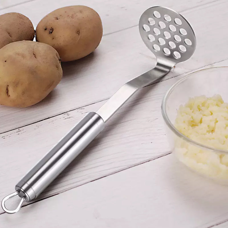 High-Quality Stainless Steel Potato Masher — Easy-Clean Design