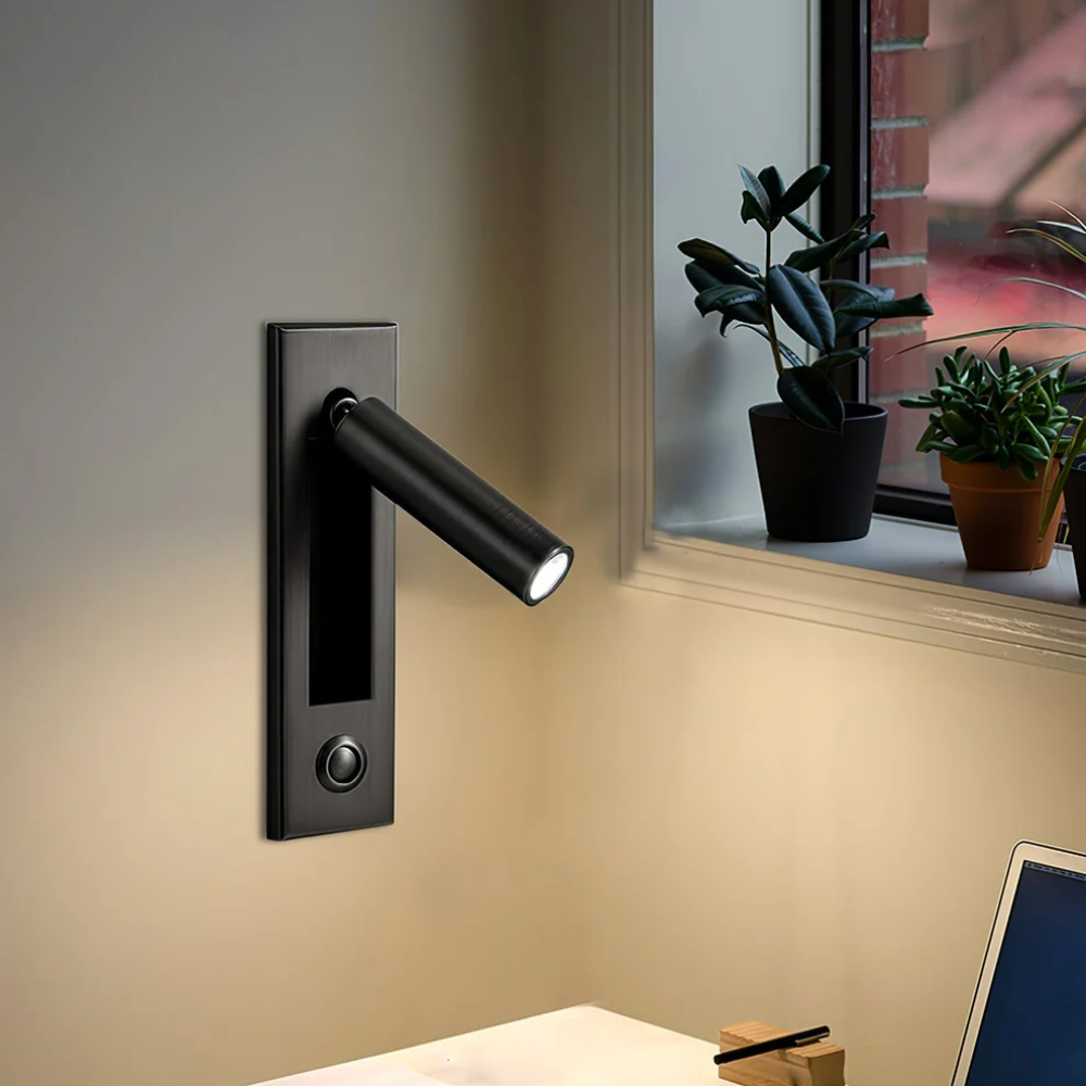 Solara Built In Recessed LED Wall Lamp With Warm Glow