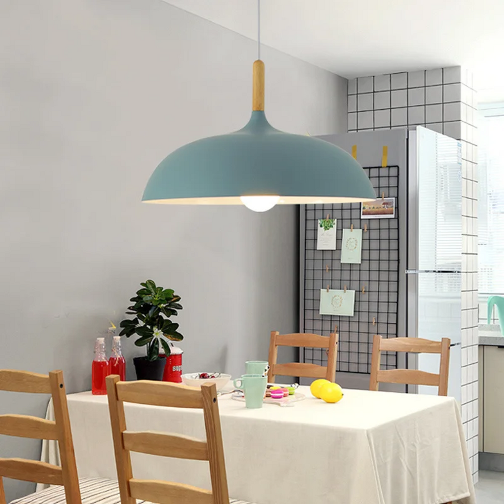 Kirrea | Oak Minimalist Luxury Pendant Lamp for Dining