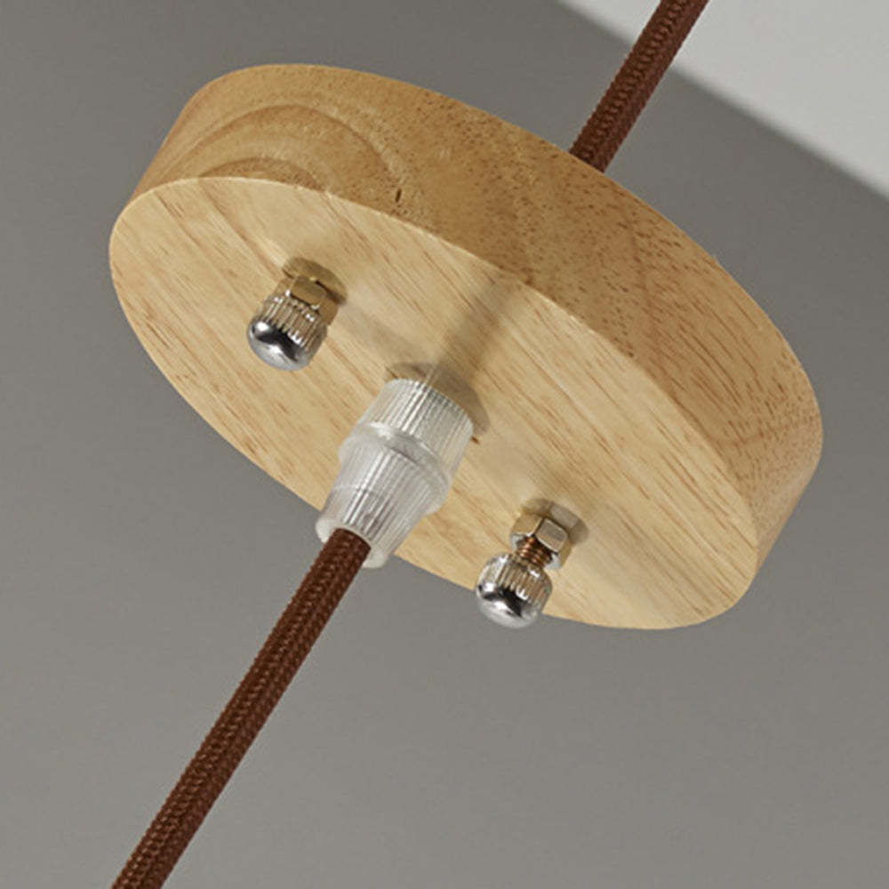 Muto Modern Birdcage Wood Pendant Light | ventumra