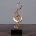 Musical Elegance Decorative Figurine — Artistic Music Accent