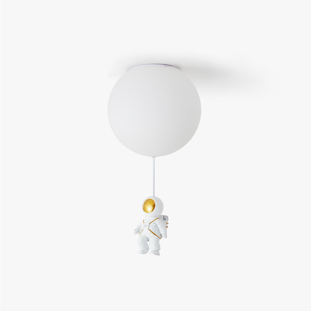 Aria Astronaut Balloon Flush Mount Ceiling Light, L 20/25/30/35cm | ventumra