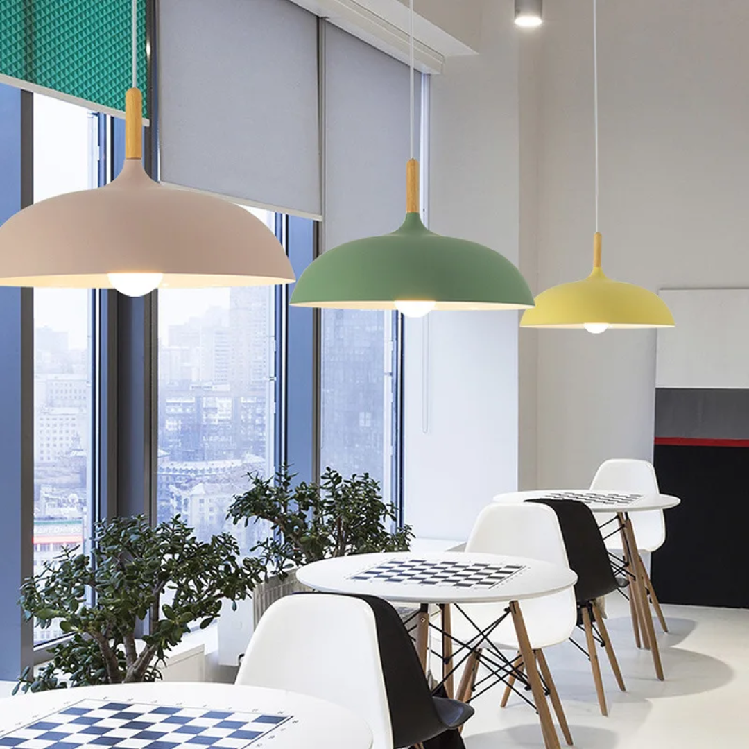 Kirrea | Oak Minimalist Luxury Pendant Lamp for Dining