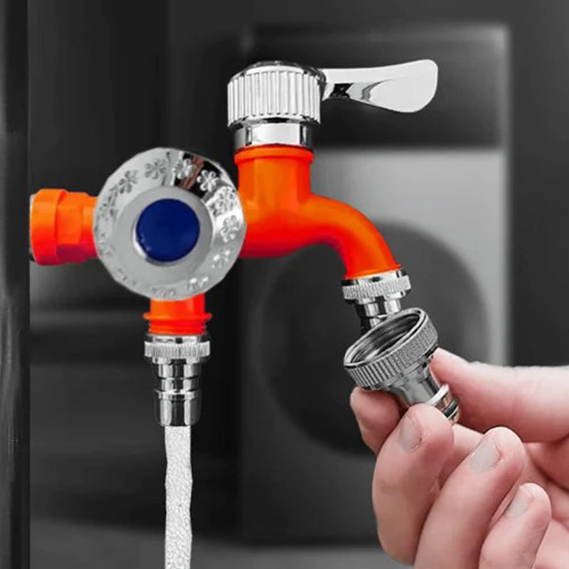 AquaFlex dubbele kraan — twee afzonderlijke wateruitgangen