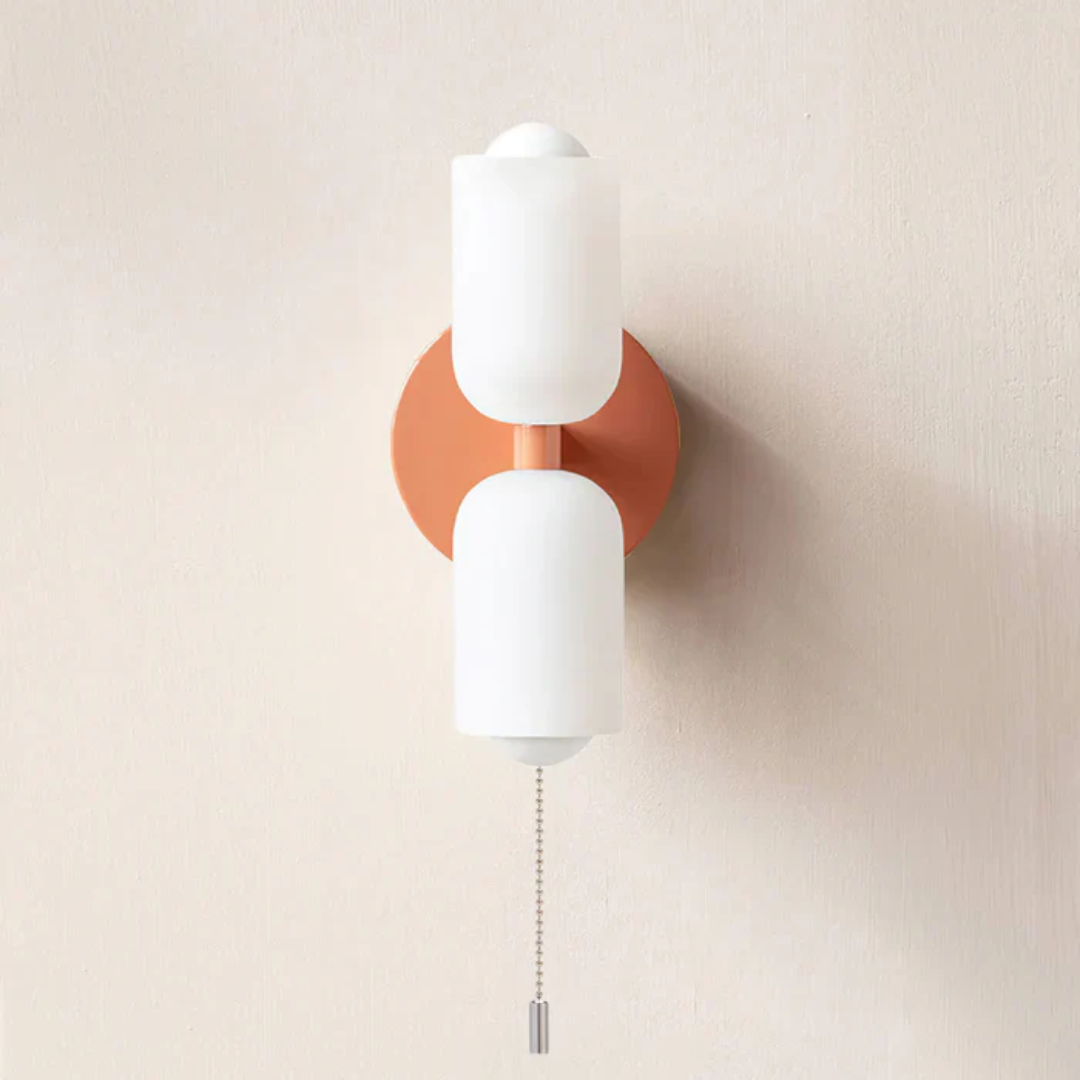 LumaBeam Duo Wall Lamp  Dual Head Ambient Sconce For Living Rooms