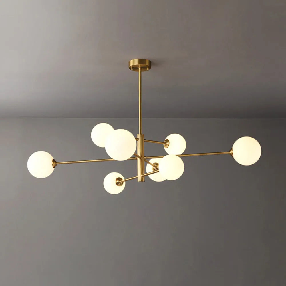 Valentina Modern Glass Shade Pendant Light, Copper/Black | ventumra
