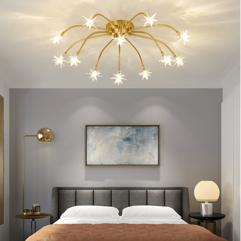 Arisha Art Deco Starry  Flush Mount Ceiling Light | ventumra