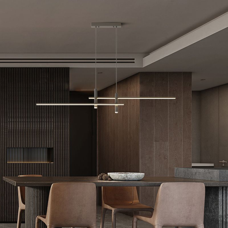 Prym Pendant Light Modern Linear Dining Room | ventumra