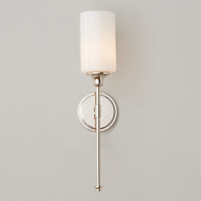 Tiffany Nordic Vanity Metal Glass Minimalism Wall Lamp, Black/Silver | ventumra