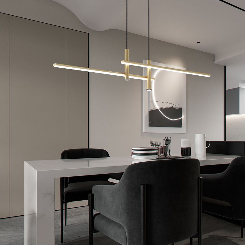 Prym Pendant Light Modern Linear Dining Room | ventumra